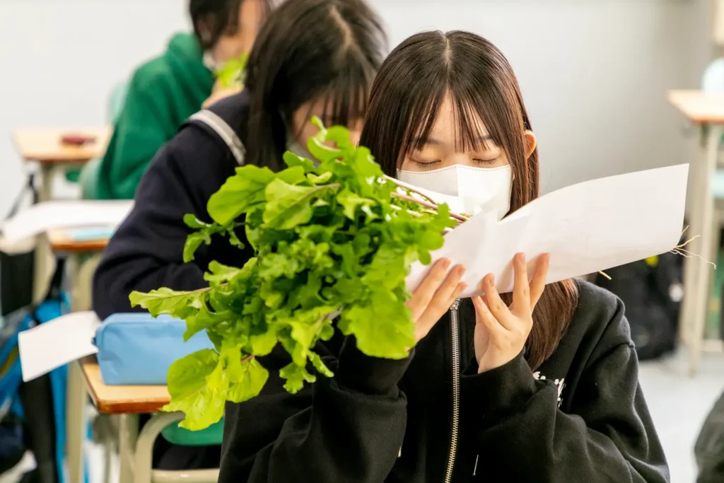 セントマティック「香りの授業」、札幌静修高校にて初開催