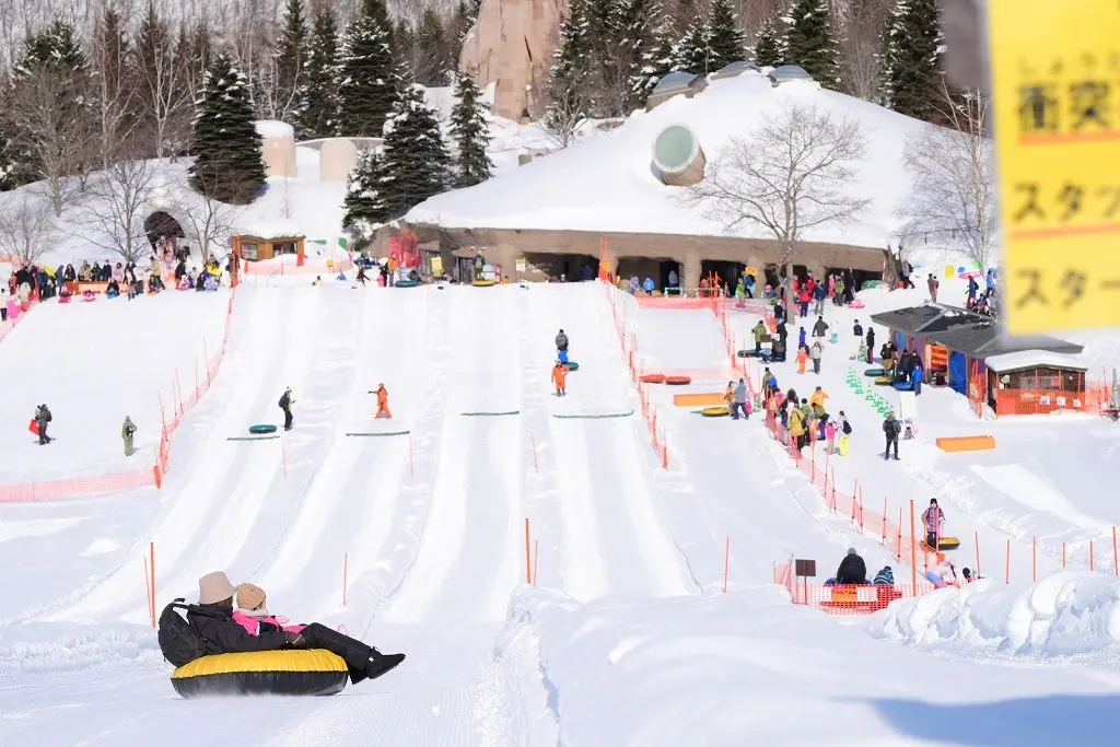 国内最大級!チューブそり200m2/8オープン‼(国営滝野すずらん丘陵公園)