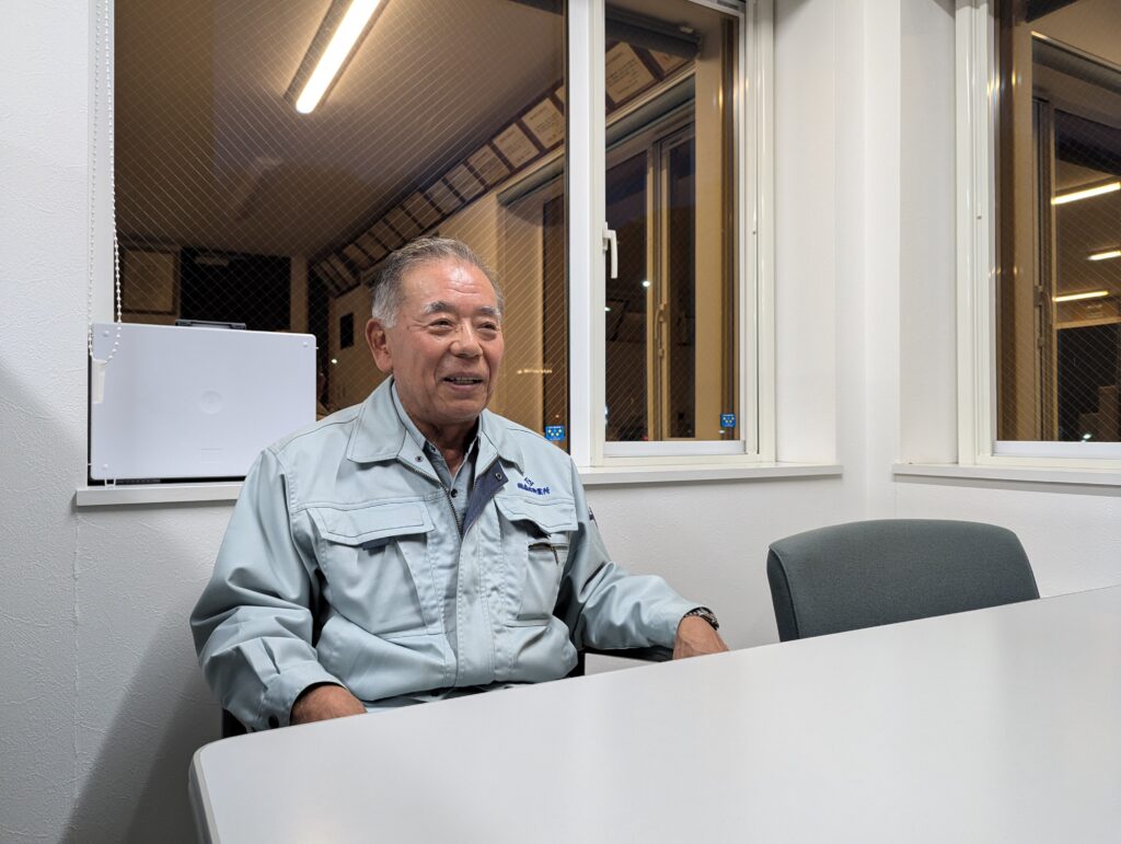 石川社長インタビュー風景