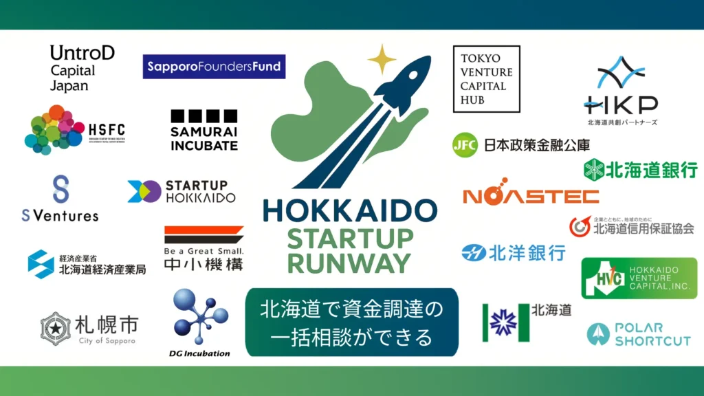 地銀・VC・自治体など20の機関が連携！道内スタートアップの資金調達面での成長をサポートする「北海道STARTUP RUNWAY」始動
