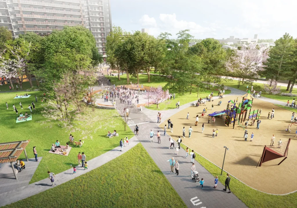 株式会社エスコン、JR 北広島駅西口の新たな顔づくりの一環として「北広公園」の 2026 年 11 月リニューアルを発表