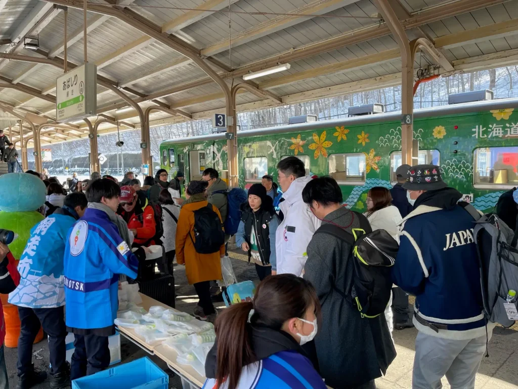 「オホーツク流氷の日」における「流氷物語号」のお見送りについて