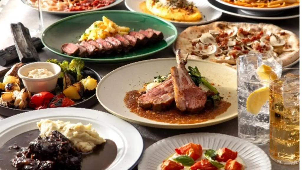 お箸で⾷べる炭火イタリアン新業態「ROBACE」地下鉄さっぽろ駅直結の地に3月28日オープン